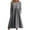 Dark Gray, variant on IROINNID Long Sleeve Dress for Women Color Long Sleeved Round Neck Dress with Pocket ,Dark Gray