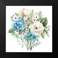 thumbnail image 2 of Robinson, Carol 12x12 Black Modern Framed Museum Art Print Titled - Blue and White Botanical I, 2 of 5