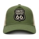 thumbnail image 2 of Knite Gorra Trucker Route 66 Transpirable Verde Oliva Malla Hombre, 2 of 5