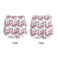 thumbnail image 5 of Lsque Cherry Blossoms Printed Women's Running Shorts with Liner Pockets,Elastic Quick Dry Workout Athletic Gym Yoga Shorts,Womens High Waist Shorts-Medium, 5 of 9