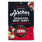 Country Archer 2oz Zero Sugar Spicy Sesame Garlic Beef Jerky