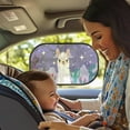 thumbnail image 2 of Yuyamidu Alpaca Car Window Shade for Baby Starry Sky Car Side Window Sun Shade Purple Auto Rear Sunshade Car Accessories Suitable for SUVs Sedans Trucks Sun UV Protection, 2 of 7