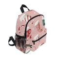 thumbnail image 2 of FORMRS School Backpack with Front Zippered Pocket 12" Student Travel Daypack, Pink Christmas Cups, 2 of 6