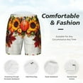 thumbnail image 5 of Balery Thanksgiving With Autumn Mens Swim Trunks Swim Shorts for Men Quick Dry Inseam Beach Shorts with Compression Liner Pocket-Small, 5 of 9