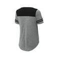 thumbnail image 4 of Sport Tek Adult Female Women Heather Short Sleeves T-Shirt Black TS/DGH Medium, 4 of 4