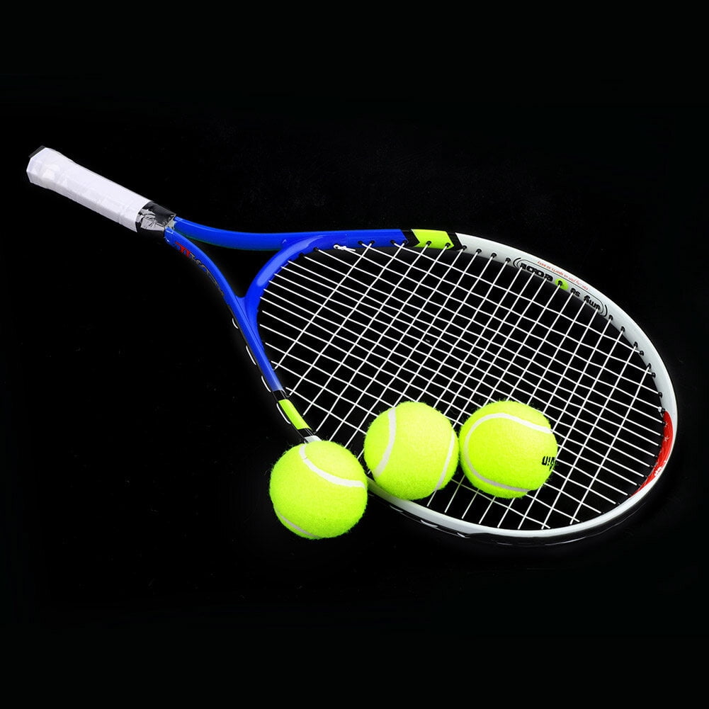 BIMZUC Junior Tennis Racquet Durable AirLite Alloy Racket for Kids Training Practice, Blue (24.4 inches / 62 cm)
