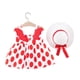 thumbnail image 1 of Ropa infantil coreana nueva 2020 vestido de niña con estampado de lunares y alas de verano, 1 of 8