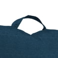 thumbnail image 2 of Jordan Manufacturing 20" x 20" Limbo Capri Blue Solid Square Tufted Outdoor Floor Cushion with Handle (2 Pack), 2 of 10