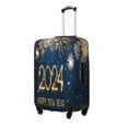 thumbnail image 2 of Xecao Happy New Year 2024 (3) print Elastic Luggage Cover, with double-sided print , is perfect for travel, business, and daily use, 2 of 9