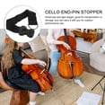 thumbnail image 4 of OUNONA Durable Black Metal Cello End Pin Stopper Non Slip End Pin Rest with Adjustable Positioning Holes, 4 of 8