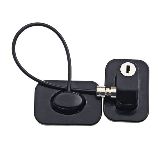 Restrictores de ventanas de seguridad para bebés con cable de bloqueo de seguridad