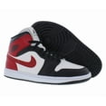 thumbnail image 4 of Women's Air Jordan 1 Mid Sail/Gym Red-Off Noir-White (BQ6472 160) - 9, 4 of 5