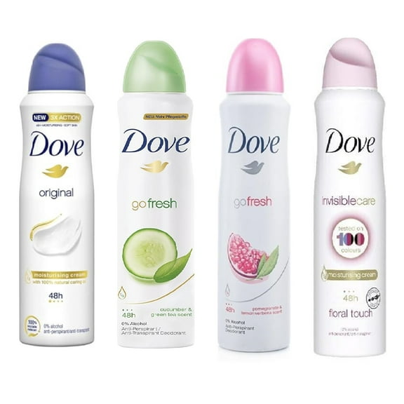 12 Pack Dove Women Body Spray (12X250ml, Mix within the available kinds)