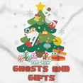 thumbnail image 2 of PACMAN Christmas Tree Ghost and Gifts Crewneck T Shirts Boy Girl Brisco Brands S, 2 of 6