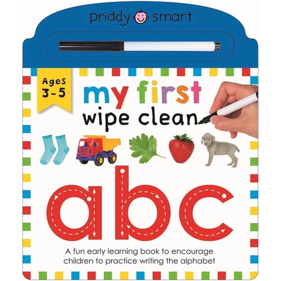 My First Wipe Clean ABC (My First Wipe Clean): A Fun Early-Learning Book for Kids to Practice Their Pen Control Skills, (Board Book)