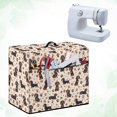 thumbnail image 4 of HELLHERO Sewing Machine Cover Dachshund Paw Prints Dust and Waterproof Cover Stylish Women Gifts, 4 of 8