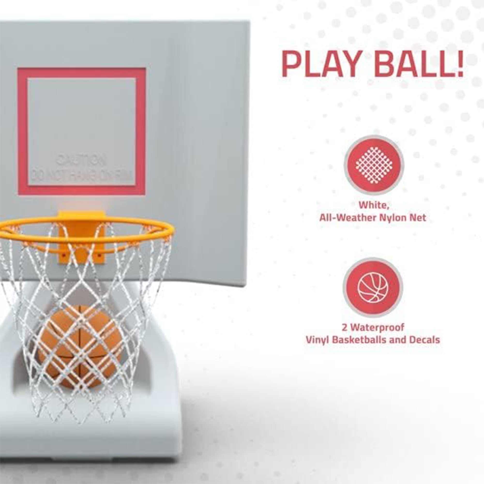 Good Ideas Pool Shot Rock the House Poolside Freestanding Basketball Hoop