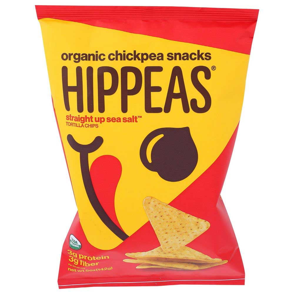 Hippeas Organic Sea Salt Chickpea Tortilla Chips, 5 Ounce 12 per