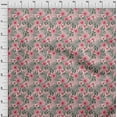 thumbnail image 4 of oneOone Polyester Spandex Medium Pink Fabric Tropical Floral Diy Clothing Quilting Fabric Print Fabric By Yard 56 Inch Wide, 4 of 4