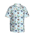 thumbnail image 2 of Haiem Turtle Printed Hawaiian Shirt for Men - Men’s Casual Beach Summer Shirts - Stretch Fabric with Modern Fit-3X-Large, 2 of 9