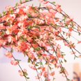thumbnail image 4 of Artificial Cherry Blossom Flower,Faux Cherry Flowers 39 Inch Peach Branches Arrangement for Home Wedding Table Vase Decor(White)., 4 of 5