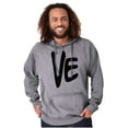 thumbnail image 4 of Love Matching Set Engagement Photos Unisex Plus Fleece Graphic Hoodie Brisco Brands 3X, 4 of 5