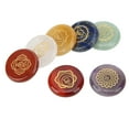 thumbnail image 4 of Chakra Stones Seven Chakra Energy Healing Stone Aura Rune Stone Amulet Decoration, 4 of 14