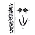 thumbnail image 3 of Yyuenw 69in Black Artificial Maple Leaf Garland Halloween Front Door Fireplace Fall Pumpkin Season Hanging Decor Vine, 3 of 6