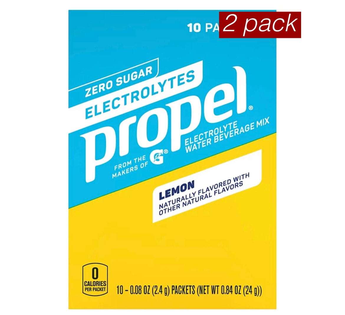 Propel Powder Packets, Lemon With Electrolytes, Vitamins and No Sugar