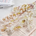 thumbnail image 4 of 3 Pcs Artificial Cherry Blossom Tree Stems, Silk Cherry Blossom Branches, Faux Cherry Flowers Vase Arrangements for Home Wedding Party Table Centerpieces Spring Summer Decor (White), 4 of 9