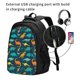 thumbnail image 2 of Easygdp Colorful Dinosaur Mochila para Laptop de Viaje con Puerto USB, Mochila para Laptop con Puerto de Carga USB para Mujeres y Hombres, 2 of 7
