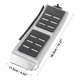 thumbnail image 2 of Acero Inoxidable Caucho Antideslizante Coche Reposapiés Pedal Almohadillas Funda, 2 of 6