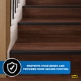 thumbnail image 4 of M-D Building Products 66270 1-1/8 In. X 1-1/8 In. X 72 In. Matte Black Aluminum Stair Edging w/ Screw Nails, 4 of 9
