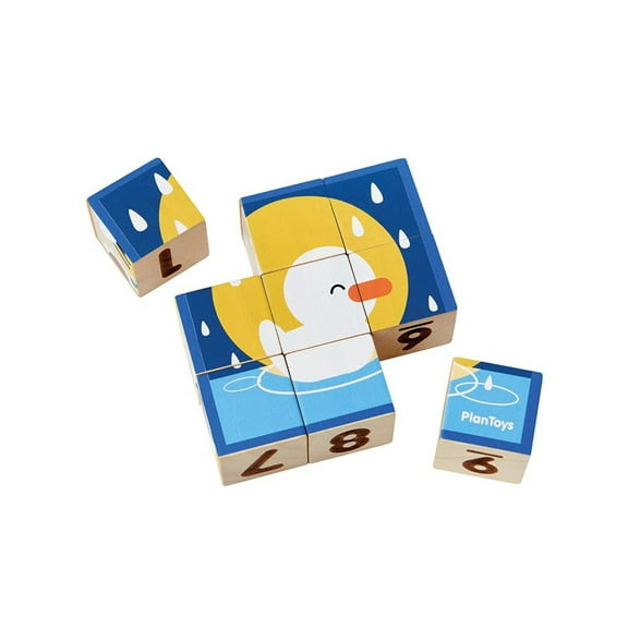 PlanToys Animal Puzzle Cubes