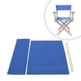 thumbnail image 3 of GROWTH TANK Outdoor Chair Covers Machine Washable Furniture Seat Director Chair Replacement Blue, 3 of 7