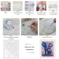 thumbnail image 3 of Paint by Numbers Kit for Adults, Colorful Elephant Art Family Garden Paint by Numbers, Easy Paint by Numbers Kit for Adults Beginner, DIY Adult Paint by Number Kits on Canvas, 12x16in Home Decor, 3 of 7