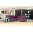 thumbnail image 1 of Sala Esquinera De Velvet Morado Modelo Sabbat, 1 of 8
