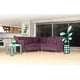 thumbnail image 1 of Sala Esquinera De Velvet Morado Modelo Sabbat, 1 of 8
