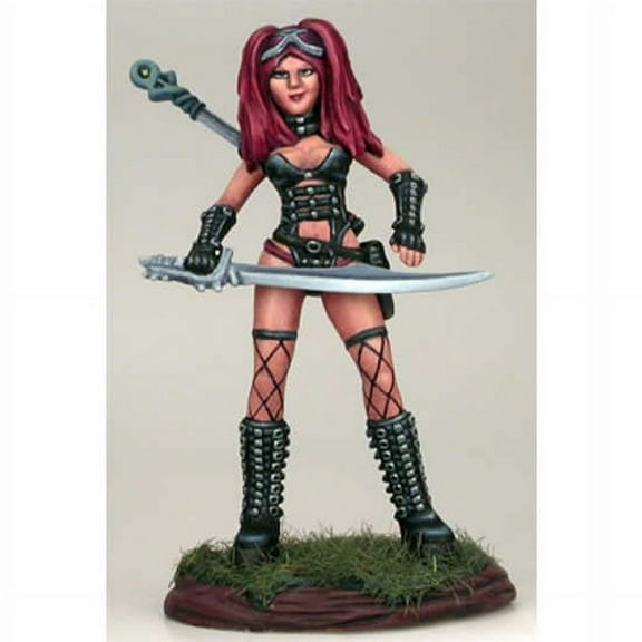 Goth Female Warrior with Sword Miniature Elmore Masterwork Dark Sword Miniatures