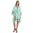 thumbnail image 1 of Bimba Robe Caftan Imprimée Maxi Robe Robe pour Femmes Tenue de Plage Courte Couvre-Maillot, 1 of 7