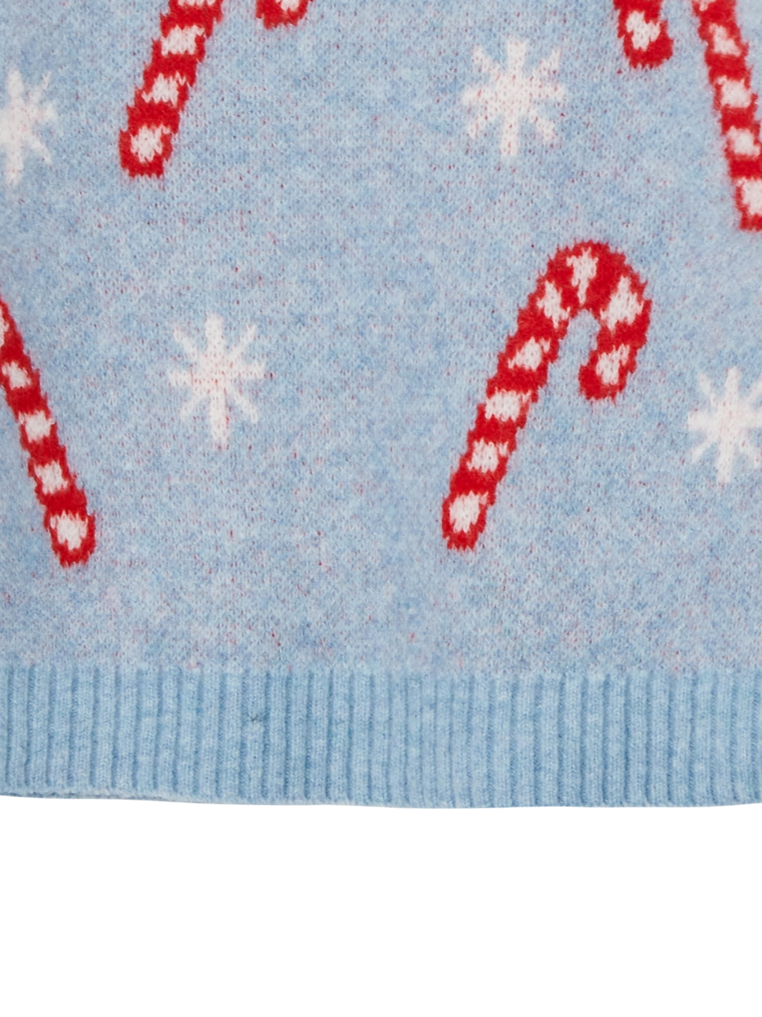 Planet Gold Girls Bow Print Ombre Sweater, Sizes 4-18