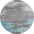 thumbnail image 2 of Addison Rugs Mayfield Premium Machine Washable Transitional Abstract Teal Round Rug, 8' x 8', 2 of 6
