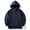 Navy B, variant on Zpanxa Boys Girls Fleece Jacket 2-13 Years Zip Up Hooded Sweatshirt Kids Long Sleeve Outerwear Warm Casual Pullover Coat