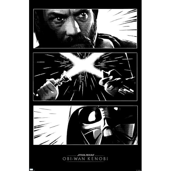 Star Wars: Obi-Wan Kenobi - Panels Wall Poster, 22.375" x 34"
