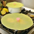 thumbnail image 3 of Charles Viancin Lilypad Lid Cover - 13" Extra Large Silicone Pot Pan Lid, 3 of 4