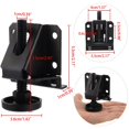 thumbnail image 5 of 4 Pieces Adjustable Furniture Leg Leveler, Heavy Duty Furniture Levelers, Cabinet Leg Leveling Feet with Locknuts, for Tables, Cabinets, 5 of 5