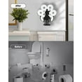 thumbnail image 4 of Butterfly Toilet Paper Holder Stand, Funny Toilet Paper Storage for 8 Rolls, Metal Freestanding Bathroom Decor Tissue Holder Baskets, 4 of 5