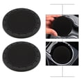 thumbnail image 3 of DEEPCRAFF 4Ud Tapetes Simples Para Vaso En PVC Negro Con Práctico Para Proteger Portavasos, 3 of 8