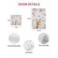 thumbnail image 7 of Easter Kitchen Dish Towels for Drying Dishes Set of 4, Spring Rabbit Butterfly Botanical Florals Grey Plaid Waffle Weave Microfiber Hand Tea Bathroom Towels Quick Dry & Absorbent Towel 12x12, 7 of 7