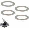 thumbnail image 1 of 4 Pack Blender Gasket Ring Replacement Rubber Seal O-Ring Parts for Black & Decker Hamilton Beach Cuisinart Osterizer Oster Mixer Blenders Blade Repair, 1 of 5